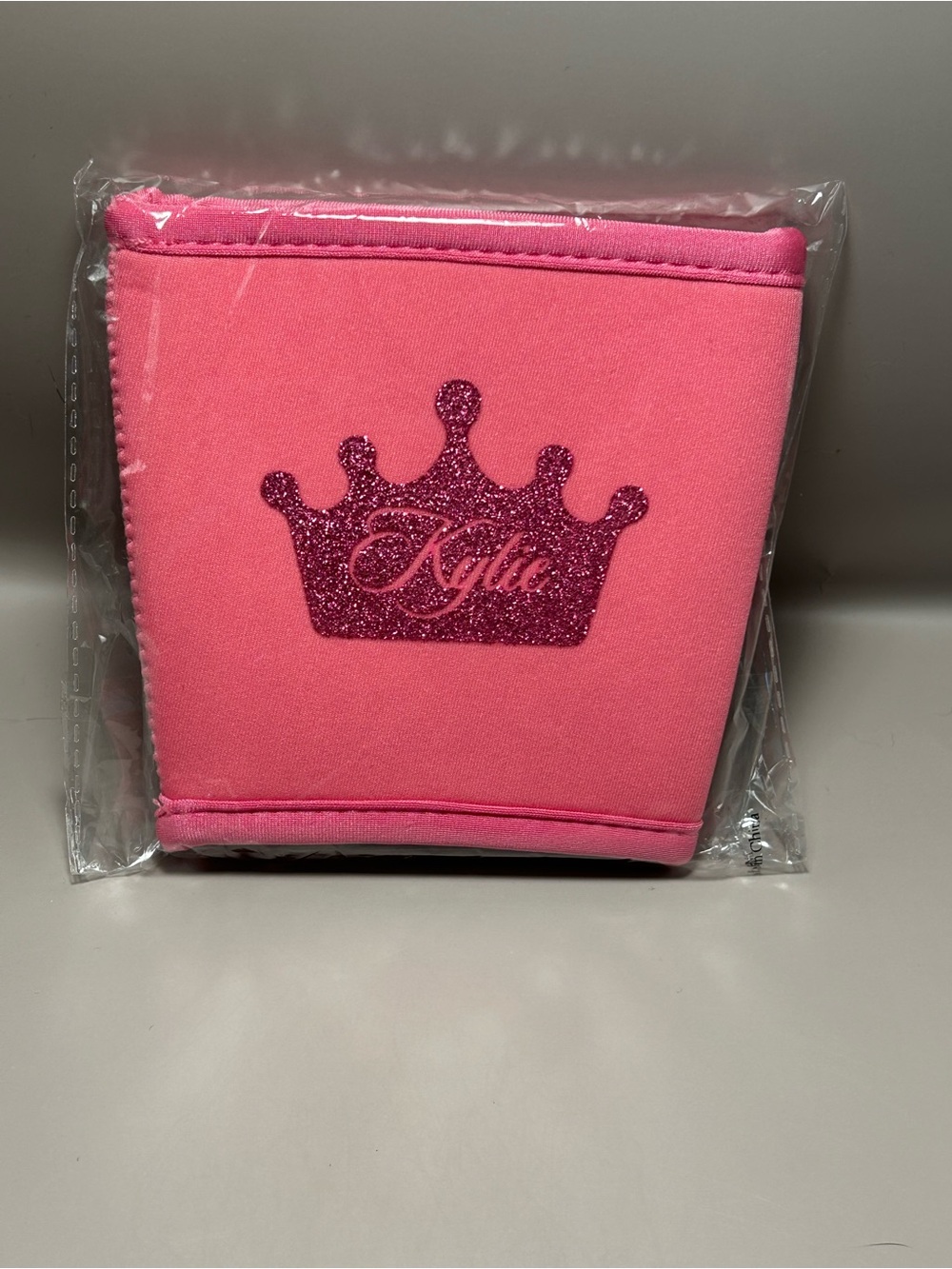 Pink Glitter King Kylie x Dunkin' Coozie - Limited Edition